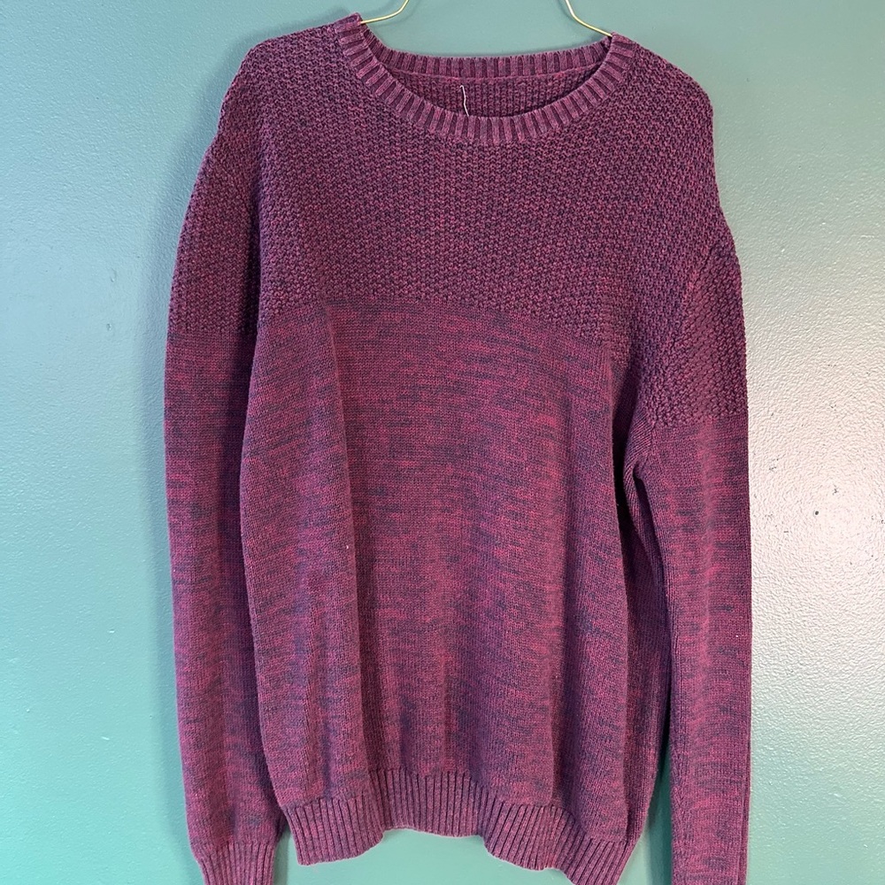 Maroon Knit Sweater